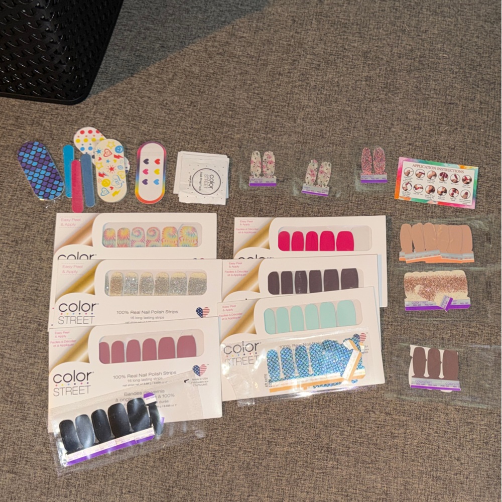 Color Street Nail Strip Bundle - Assorted Colors & Patterns